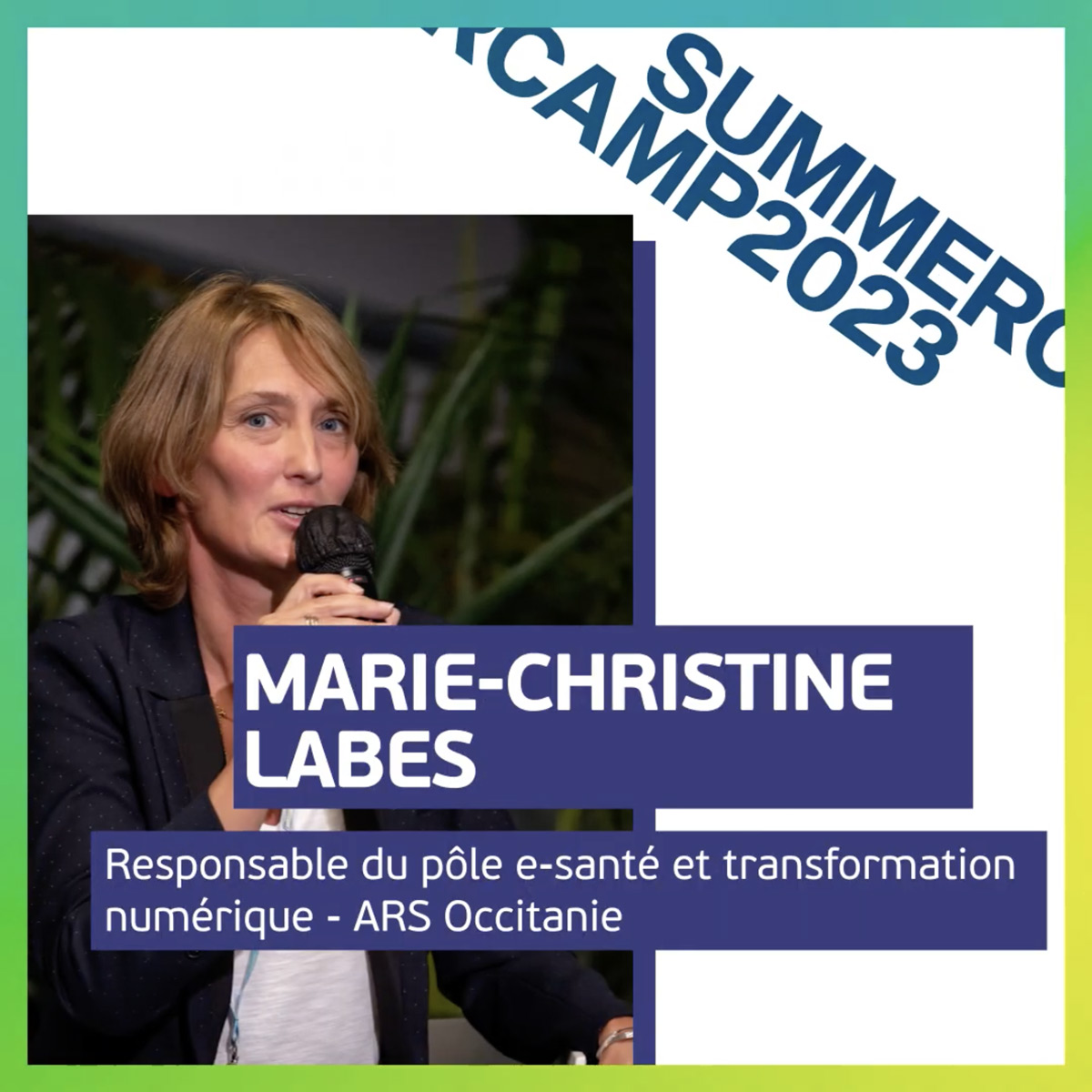Marie-Christine Labes Intervenante Université de la e-Santé de Castres 2023